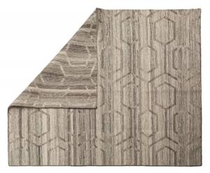 Detroit moderner Teppich Grau - Textil - 250 x 1 x 150 cm