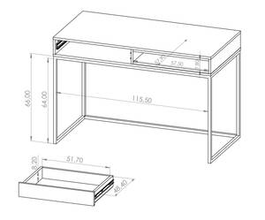 Boxspringbett CERELA Blau - Breite: 165 cm