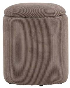 Pouf Limpen 2 Braun - Kunstfell - 32 x 40 x 32 cm