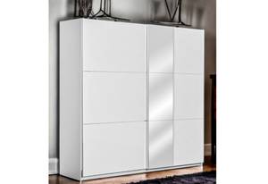 Penderie Elegance M Blanc - Bois manufacturé - 230 x 222 x 64 cm