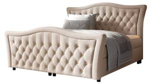 Boxspringbett GLOSSIO Creme