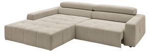 Ecksofa RENO Beige - Armlehne davorstehend links - Ecke davorstehend links