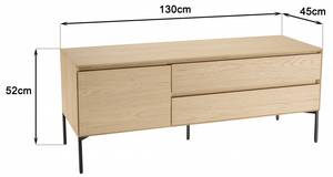 TV-Möbel MAXENDRE Beige - Holz teilmassiv - 45 x 52 x 130 cm