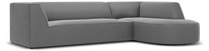 Ecksofa RUBY 4 Sitzplätze Grau