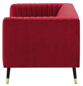 Dreisitzer-Sofa Slender Rot