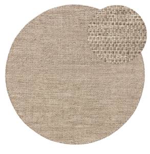 Wollteppich rund Rocco 3 Taupe - 200 x 200 cm