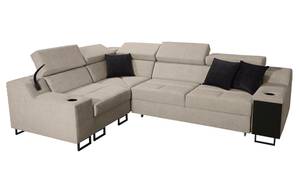 Ecksofa Alicante II Beige - Ecke davorstehend links