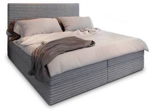 Boxspringbett PISA Hellgrau - Breite: 140 cm