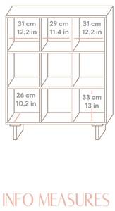 Standregale Morell Massivholz - Holzart/Dekor - 98 x 121 x 30 cm