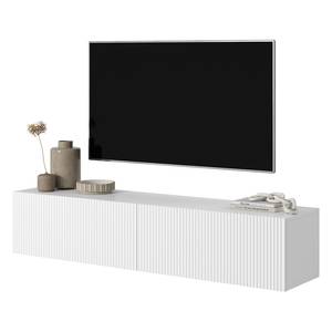 VELDIO TV-Lowboard, Weiß Weiß - Breite: 140 cm