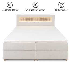 Boxbett ESPOO 3 mit Bettkasten Beige - Breite: 140 cm