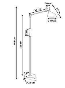 Stehlampen ANDROMEDA Schwarz - Silber