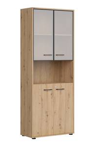 Aktenschrank Space Office Braun - Holzwerkstoff - 80 x 203 x 38 cm