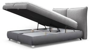 Boxspringbett VALENTIN Grau - Breite: 200 cm