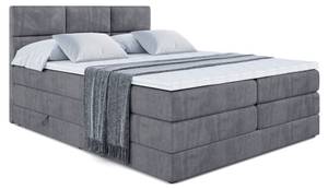 Boxspringbett OHIO KING Steingrau - Breite: 140 cm