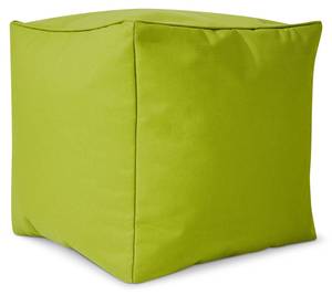 Sitzsack-Hocker Pouf "Cube" 40x40x40cm Grün