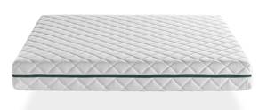 Taschenfederkernmatratze 100X200X24 EROS Weiß - Textil - 100 x 24 x 200 cm