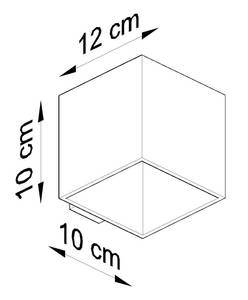 Wandleuchte Quad Grau