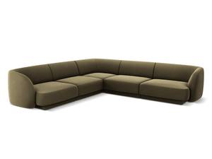 Ecksofa MILEY 5 Sitzplätze Grün