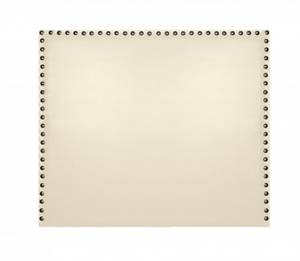 TETE DE LIT LIRIO SIMILI CUIR BEIGE 115 Beige - Profondeur : 115 cm