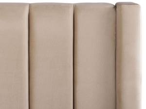 Lit double NOYERS Beige - Largeur : 190 cm