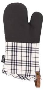 Gants de cuisine SHERLOCK Checker Noir - Textile - 14 x 5 x 18 cm