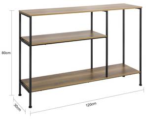 Konsolentisch FSB35-PF Braun - Holzwerkstoff - 120 x 80 x 30 cm