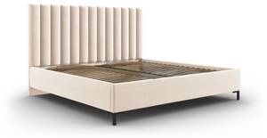 Bett mit Box + Kopfteil ALLISON Beige