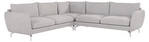 Modernes Ecksofa Avanti Silber