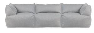 Modulares Sofa Tetra Outdoor, 3-tlg Grau - Kunststoff - 88 x 72 x 72 cm