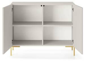 Sideboard LAMMELO Grau - Holzwerkstoff - 92 x 75 x 37 cm