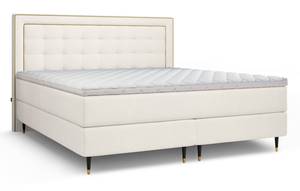 Boxspringbett Adore Taschenfederkern Ecru - Breite: 120 cm