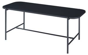 Couchtisch Samnanger Schwarz - Holzwerkstoff - Metall - 50 x 45 x 110 cm