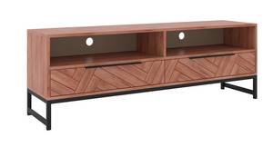 Banc TV VEDILA Marron - Bois manufacturé - 40 x 50 x 160 cm