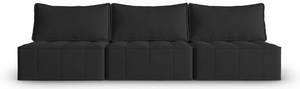 modulares Sofa MIKE 5 Sitzplätze Schwarz