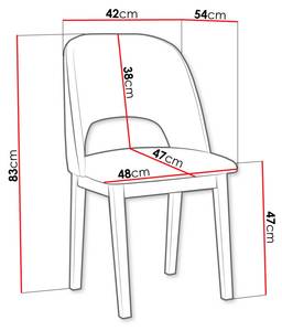 Stuhl Monti II Grün - Eiche