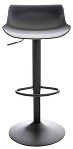 Tabouret de bar Aveiro Lot de 2 Noir