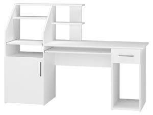 Bureau Edwin 36714 Blanc - Bois manufacturé - 166 x 117 x 50 cm