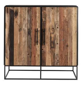 Crédence Rustika Marron - Bois massif - 90 x 90 x 45 cm