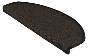 Sisal-Stufenmatte Pure Nature Schwarz - 19 x 56 cm