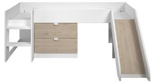 Halbhochbett Tobo Beige - Holzwerkstoff - 184 x 78 x 205 cm