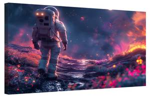 Bild Retro Astronaut III 120 x 80 cm