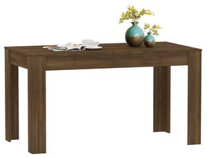 Table de salle à manger 3007987 Marron - Bois manufacturé - 75 x 76 x 140 cm