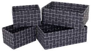 Panier de rangement C37 (4 pcs) Gris