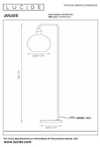 Bogenlampe JULIUS 24 x 159 x 24 cm