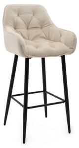 Barhocker SIENA Velour Beige