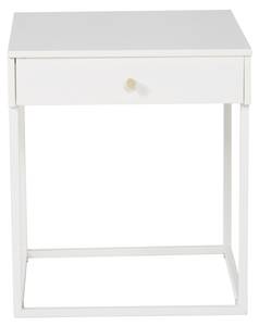 Table de chevet BAKAL NS41 1D Blanc