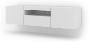 Meuble tv AURA RTV150 3D Blanc