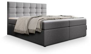 Boxspringbett PALMA Hellgrau - Breite: 140 cm