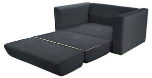 2-Sitzer Schlafsofa Jules Schwarz